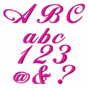 Alison Font Machine Embroidery Designs