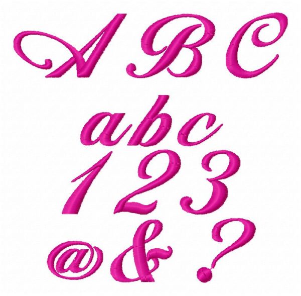Alison Font Machine Embroidery Designs