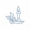 Bluework Christmas Machine Embroidery Designs - Image 5