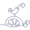 Bluework Fall Time Set 1 10 Machine Embroidery Designs - Image 7