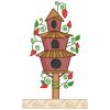 Birdhouses 10 Machine Embroidery Designs in 7 sizes - Image 9