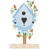 Birdhouses 10 Machine Embroidery Designs in 7 sizes - Image 7