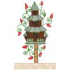Birdhouses 10 Machine Embroidery Designs in 7 sizes - Image 6