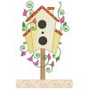 Birdhouses 10 Machine Embroidery Designs in 7 sizes - Image 5