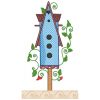 Birdhouses 10 Machine Embroidery Designs in 7 sizes - Image 3