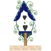 Birdhouses Applique 10 Machine Embroidery Designs in 7 sizes - Image 3