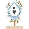 Birdhouses Applique 10 Machine Embroidery Designs in 7 sizes - Image 6