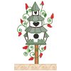 Birdhouses Applique 10 Machine Embroidery Designs in 7 sizes - Image 7