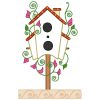 Birdhouses Applique 10 Machine Embroidery Designs in 7 sizes - Image 8