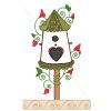 Birdhouses Applique 10 Machine Embroidery Designs in 7 sizes - Image 9