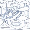 Continuous Line Baseball 12 Machine Embroidery Designs - Image 3