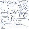Continuous Line Baseball 12 Machine Embroidery Designs - Image 5