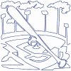 Continuous Line Baseball 12 Machine Embroidery Designs - Image 6