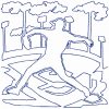 Continuous Line Baseball 12 Machine Embroidery Designs - Image 8