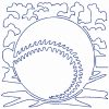 Continuous Line Baseball 12 Machine Embroidery Designs - Image 9