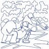 Continuous Line Baseball 12 Machine Embroidery Designs - Image 12