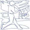 Continuous Line Baseball 12 Machine Embroidery Designs - Image 13