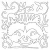 Continuous Line Cute Woodland Blocks 12 Machine Embroidery Designs - Image 6