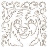 Continuous Line Cute Woodland Blocks 12 Machine Embroidery Designs - Image 7