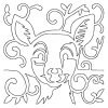 Continuous Line Cute Woodland Blocks 12 Machine Embroidery Designs - Image 9