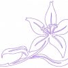 Continuous Line Lilies 10 Machine Embroidery Designs - Image 10