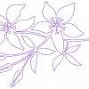 Continuous Line Lilies 10 Machine Embroidery Designs - Image 2