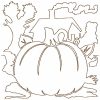 Free Motion Thanksgiving Blocks 12 Machine Embroidery Designs - Image 4