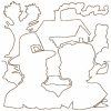 Free Motion Thanksgiving Blocks 12 Machine Embroidery Designs - Image 7