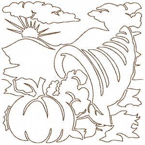 Free Motion Thanksgiving Blocks 12 Machine Embroidery Designs