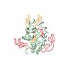 Color Outline Dragon 10 Machine Embroidery Designs Satin Outline - Image 6