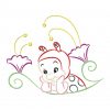 Color Outline Ladybugs 10 Machine Embroidery Designs - Image 9