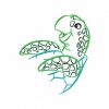 Color Outline Sea Turtles 10 Machine Embroidery Designs - Image 11