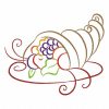 Color Outline Thanksgiving 10 Machine Embroidery Designs - Image 5
