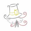 Color Outline Thanksgiving 10 Machine Embroidery Designs - Image 9