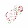 Color Outline Valentines 10 Machine Embroidery Designs - Image 4