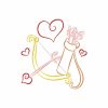 Color Outline Valentines 10 Machine Embroidery Designs - Image 6