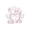 Color Outline Valentines 10 Machine Embroidery Designs - Image 11