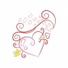 Color Outline Valentines 10 Machine Embroidery Designs - Image 2