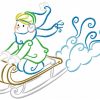 Color Outline Winter Time 10 Machine Embroidery Designs - Image 6