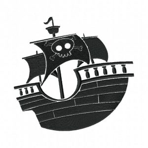 Cute Pirate Outlines 10 Machine Embroidery Designs
