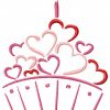 Outline Valentines 10 Machine Embroidery Designs - Image 9