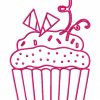 Cupcakes 10 Machine Embroidery Designs - Image 3