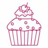 Cupcakes 10 Machine Embroidery Designs - Image 4