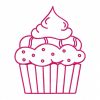 Cupcakes 10 Machine Embroidery Designs - Image 5
