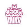 Cupcakes 10 Machine Embroidery Designs - Image 7