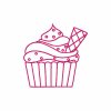 Cupcakes 10 Machine Embroidery Designs - Image 10