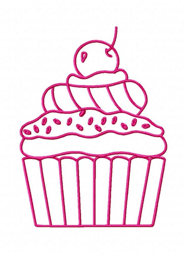 Cupcakes 10 Machine Embroidery Designs