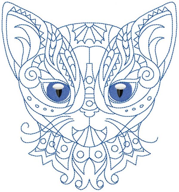 Deco Cats 10 Machine Embroidery Designs