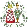 Decorative Thanksgiving 10 Machine Embroidery Designs multi-formatted CD 8 sizes - Image 5