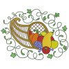 Decorative Thanksgiving 10 Machine Embroidery Designs multi-formatted CD 8 sizes - Image 10